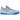 Nike Kobe 9 EM Low Protro TB Hydrogen Blue baskets de profil avec une tige bleu clair, une semelle blanche et des details noirs