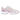 New Balance 740 Rosewood baskets vue sous un angle avec mesh rouge foncé, détails argentés et lacets blancs sur semelle