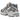 ASICS Gel-1130 White Shark Skin baskets en vue laterale avec une tige en mesh blanc et des details gris
