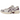ASICS Gel-1130 Cream Beniimo Purple baskets de profil avec une empeigne en mesh crème et des détails violets