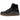 Jordan 1 Elevate High SE Black Gum baskets vue sous angle avec une tige en cuir noir et une semelle en gomme