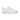 Nike Air Force 1 Low LE Triple White baskets en vue laterale avec une tige, des lacets et une semelle blancs
