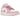 Jordan 1 Low Iced Carmine White baskets en vue latérale inclinée avec dessus en cuir blanc, détails rouges et lacets