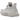 adidas Ultra Boost 1.0 Grey One Cloud White Glow Blue baskets vue de profil avec une tige en maille grise et blanche et semelle
