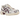 ASICS Gel-1130 Cream Beniimo Purple baskets de profil avec une empeigne en mesh crème et des accents violets