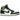 Jordan 1 Retro High Fir Pro Green baskets en vue laterale avec une tige en cuir vert, des details blancs et des lacets noirs