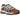 ASICS Gel-Cumulus 16 TOGA Brown Blue Pure Silver baskets en vue laterale avec des details marron et bleu