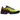 Nike Air Max Plus Lemon Venom baskets en vue sous angle avec une tige en mesh jaune, des details noirs et des unites Air visibles
