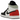 Air Jordan 1 Mid SE Red Black Toe baskets en vue latérale classique avec tige en cuir noir, détails blancs, talons rouges et logo Jumpman visible