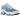 Nike Air Max Plus Sky Blue baskets vue latérale avec empeigne en mesh dégradé bleu ciel, renforts ondulés emblématiques et semelle blanche.