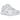 Nike V5 RNR White Black Metallic Silver baskets en vue laterale avec empeigne blanche, details noirs et finition argent metallise