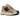 Adidas Adistar Jellyfish Pharrell Williams Crystal Sand baskets vue sous angle avec une tige beige et des lacets blancs