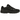 Nike P-6000 Triple Black baskets de profil avec une tige noire en mesh et cuir synthétique, lacets et semelle assortie