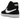 Nike SB Zoom Blazer Mid Black White baskets en vue latérale avec empeigne en daim noir, swoosh blanc et semelle en gomme classique