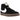 Nike SB Zoom Blazer Mid Black White Dark Gum baskets en vue latérale avec empeigne en daim noir, swoosh blanc et semelle extérieure en gomme