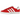 Adidas Gazelle 85 Better Scarlet baskets en profil avec une tige en daim rouge, des details en cuir blanc et une semelle en gomme