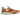 New Balance 998 MiUSA Teddy Santis Orange Royal baskets vue de profil avec daim orange, details bleus et semelle blanche