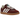 Adidas Samba OG Fox Brown Off White Gum baskets en vue laterale avec tige marron, bout clair et semelle gomme