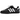 Adidas Samba LT Core Black Patent Leather baskets en vue latérale avec cuir vernis noir, lacets blancs et semelle en gomme