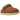 UGG Goldenstar Clog Chestnut baskets vue de profil avec tige en daim marron et semelle plateforme