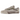 Vans Old Skool 36 LX Souvenir Oatmeal baskets en vue latérale inclinée avec tige en toile beige et bande latérale blanche