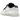 Nike Dunk Low CLOT Fragment White baskets vue sous un angle avec une tige blanche, des details noirs et des lacets
