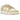 Nike Dunk Low Alabaster Corduroy baskets de profil latéral avec des empiècements en velours côtelé jaune et une base blanche
