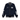 Nike x Nigo Souvenir Jacket Midnight Navy/Black baskets de profil avec une tige bleu marine, des détails noirs et des lacets