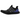 adidas Ultra 4D Black Purple baskets de profil avec une tige noire, des details violets et la semelle interieure imprimee en 3D