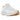 Nike Zoom Vomero 5 White Phantom Summit White baskets en vue sous angle avec empeigne en mesh blanc, lacets et semelle en caoutchouc