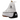 Converse Run Star Hike Hi White Black Gum baskets de profil avec tige en toile blanche, logo étoile noir et semelle crantée en gomme