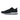 Nike Air Max 97 Black White baskets vue latérale avec ses lignes ondulées caractéristiques, semelle intermédiaire blanche et unité Air visible