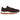 Nike Air Max 97 Black Team Scarlet baskets vue latérale avec empeigne noire, détails rouges et la célèbre semelle Air ondulée sur toute la longueur