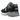 New Balance 993 MiUSA Black Grey baskets en vue laterale avec une tige noire en mesh et daim et des details gris