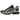 ASICS Gel-Quantum Kinetic Oatmeal Dark Taupe baskets en vue laterale avec une tige en mesh beige, des details marron et une semelle