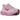 Nike Vomero Premium Pink Foam Light Magenta baskets de profil avec une tige en mesh rose et des lacets blancs