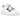 Nike Air Force 1 '07 Low Summit White Mini Charm baskets en cuir blanc avec profil latéral, lacets et semelle classique