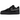 Nike Air Force 1 Low '07 LV8 Black Smoke Grey baskets de profil avec une empeigne noire et des détails gris contrasté