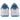 Nike Air Force 1 '07 'First Use - White University Blue' baskets de profil avec une empeigne blanche et des détails bleus