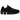 Nike Shox Ride 2 Black baskets en vue laterale avec une tige noire, une semelle intermediaire blanche et des colonnes Shox