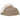 UGG Disquette Slipper Sand baskets sous un angle avec tige en daim marron, doublure en fourrure et semelle plateforme