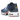 Nike Air Max Plus Eclair Lightning baskets en vue sous angle avec une tige à motif d'éclair jaune et noir et semelle blanche