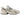 New Balance 530 Sea Salt baskets en vue laterale avec une tige en mesh blanc, des details argentes et des lacets
