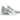 Nike Air Max 270 Pure Platinum Light Smoke Grey Metallic Silver Black baskets vue latérale avec empeigne en mesh gris et unité Air visible