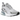 Nike Air Max 270 Pure Platinum Light Smoke Grey Metallic Silver Black baskets vue latérale avec mesh gris et talon noir
