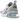 Nike Air Max 270 Pure Platinum Light Smoke Grey Metallic Silver Black baskets, vue latérale avec unité Air visible, empeigne en mesh et swoosh noir.