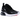 Nike Air Max 270 Black White baskets vue latérale avec empeigne noire, semelle blanche, unité Air au talon et logo Nike blanc bien visible