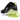 Nike Air Max 270 Light Lemon Twist Black baskets vue latérale avec empeigne en mesh jaune fluo, swoosh noir et large unité Air visible au talon