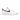 Nike Air Force 1 Low Retro Ivory Snake baskets vue latérale avec empeigne en cuir blanc, détails en peau de serpent sur le swoosh et la languette