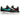 Nike Air Force 1 Low G-Dragon Peaceminusone Para-Noise 3.0 baskets vue latérale avec empeigne en cuir noir, effet usé et semelle intermédiaire blanche